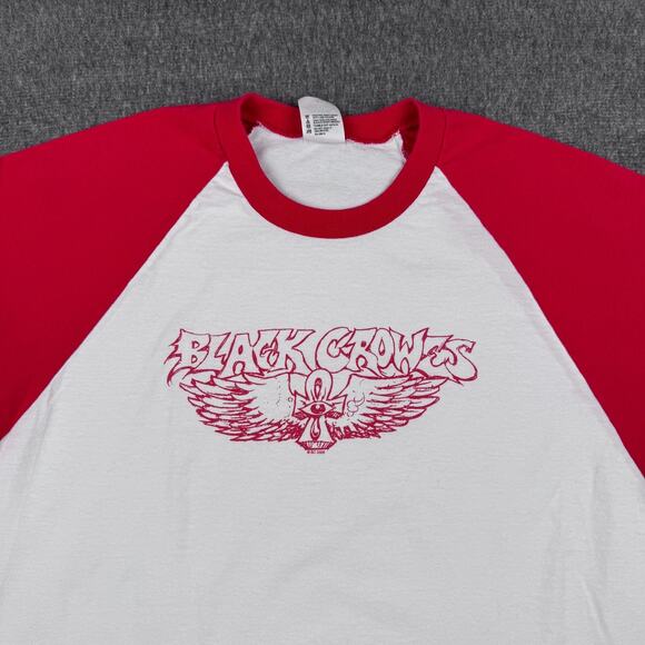 Vintage Black Crowes T-Shirt Men's Large White Freak n Roll Rock Band Concert - Picture 2 of 8